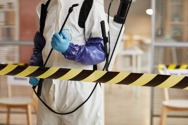 Professional Biohazard Cleanup technician working in Wayne, NJ